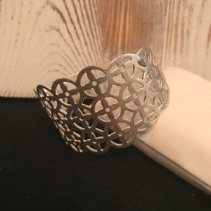 Lia Sophia - Silver Cuff Bracelet - NWT